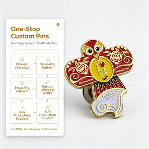 Pins <span class=keywords><strong>de</strong></span> Solapa Esmaltados Personalizados No. Insignia Metálica <span class=keywords><strong>de</strong></span> Aleación Personalizada en 5 Formas, con Logotipo Personalizado, Tamaño y Empaque a Medida, para Regalos <span class=keywords><strong>de</strong></span> <span class=keywords><strong>Aniversario</strong></span> y Recuerdos - Product Image 2