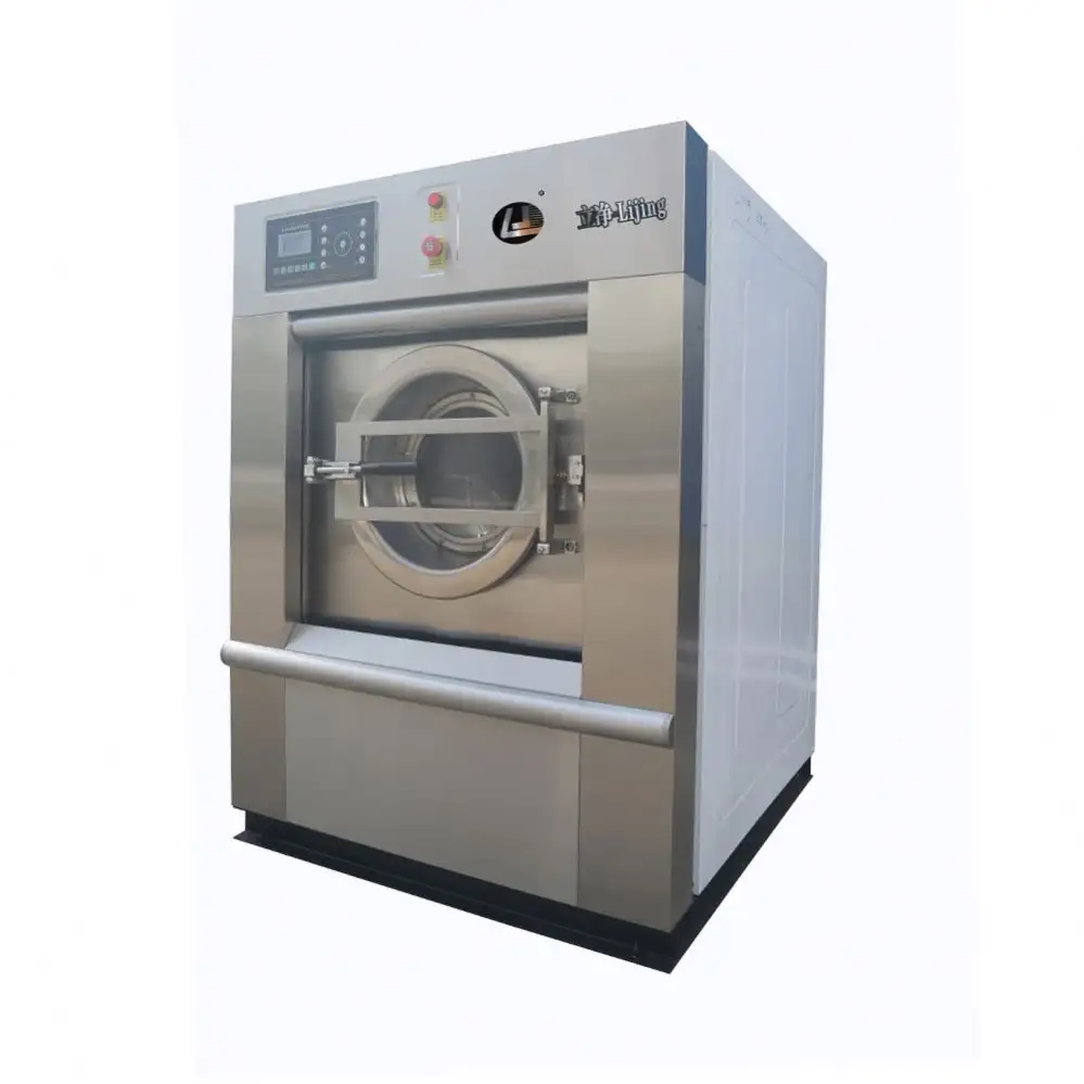 Full automatic commercial washer  15kg-300kg  Dryer  Ironer Folder  industrial washing machine and dryer