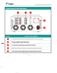 Dispositivo di Calibrazione per Test di Protezione Relè Tunkia TD6600, Strumento di Verifica Segnali Piccoli a 6 Canali V/I e 12 Canali, <span class=keywords><strong>Classe</strong></span> 0.02 - Product Image 5
