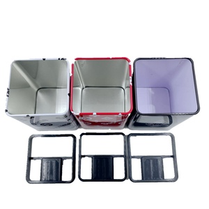 Portaplumas Rectangular Pequeño Personalizado, Cajas de Metal Reciclables con Tapa de Plástico para Regalos y Manualidades - Product Image 4
