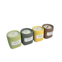 Bougies de luxe créatives en céramique faites à la main diffuseurs aromatiques pour la maison, achetez des bougies parfumées en ligne bougie de mariage en cire de soja naturelle