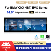 Radio de Navegación Estéreo para Automóvil con Sistema Android de 14.9 Pulgadas, Multimedia, para el Tablero de Instrumentos de la Serie 5 F10 con Sistema CIC/NBT/EVO
