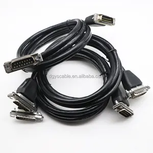 RS232 kabel seri DB15P pria ke DB15P Pria kabel kunci geser db15pin kabel ekstensi pria/wanita