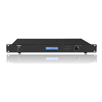 1U Digital Tuner Profesional FM/AM, Tuner yang Dapat Dipasang di Rak