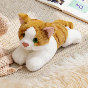 Peluche de <span class=keywords><strong>Gato</strong></span> Realista Personalizado OEM ODM, Peluche Suave y Esponjoso para Niños y Amantes de los Gatos, Venta al Por Mayor - Product Image 5