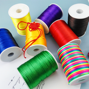 Suministro <span class=keywords><strong>de</strong></span> Fábrica 100 Metros 2.5 mm Cuerda Brillante para Nudo Chino Cordón <span class=keywords><strong>Cola</strong></span> <span class=keywords><strong>de</strong></span> <span class=keywords><strong>Rata</strong></span> Hilo para Pulsera Collar y Joyería - Product Image 2