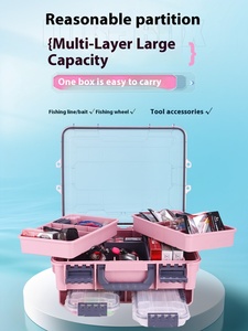 2.4KG ABS PP 낚시 태클 박스, 루어용 방수 보관 도구함 (강, 호수, 개울 낚시용) - Product Image 2