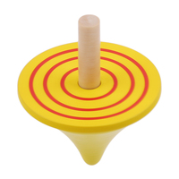 Toupie colorée en gros, jouet classique Montessori, toupie magique, jouet éducatif, cadeau d'anniversaire, jouet en bois