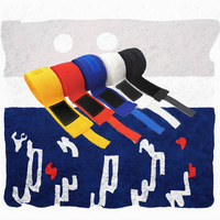 Bandage de boxe Fugar Sports en pur coton, pour usage en salle de sport, impression personnalisée, durable, largeur 5 cm, longueur 500 cm, toutes saisons