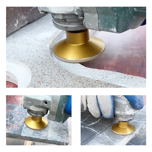 Meule diamantée pour granit, marbre, brasage sous vide polyvalent, outils abrasifs à bord de tête semi-circulaire - Product Image 5