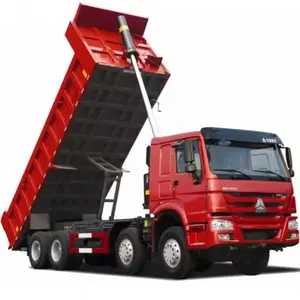 Penjualan terlaris WEICHAI menggunakan truk sampah Dump Truck Sinotruk Howo truk berat bekas