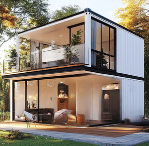 Maisons conteneurs de luxe personnalisables à vendre – Construction en acier, villas préfabriquées, restaurants, logements en panneaux sandwich, maison de 40 pieds - Product Image 1