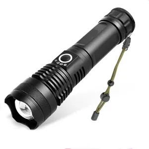 Lampe de poche étanche en alliage d'aluminium XHP50.2 Zoom Torch P50 USB Rechargeable 1500 Lumen haute puissance XHP50 Led avec 26650