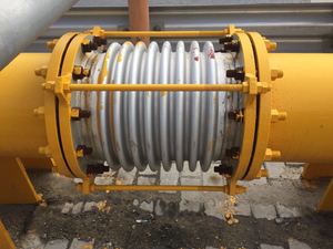 <strong>Manufacturer</strong> Custom Ss304 Ss316 Din Jis Ansi Pn10 Pn16 Flange Metal Corrugated Pipe <strong>Flexible</strong> <strong>Connector</strong> Metal Bellow Compensator - Product Image 1