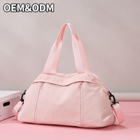 Sac de sport OEM imperméable en Oxford grande capacité avec compartiments séparés pour vêtements secs et mouillés, idéal pour le yoga, la natation, les voyages et la gym, avec poches multiples et passant pour trolley