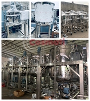 Grand réservoir de mélange pour shampoing, savon liquide, détergent, désinfectant Hans, homogénéisateur et mélangeur