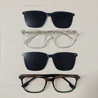 Gafas de Sol Polarizadas con Clip UV400 de Acetato de Alta Gama, Estilo ASST, Disponibles en Stock, Montura Óptica de Acetato, Gafas de Acetato de Diseño Aleatorio