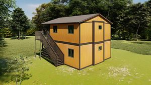 공장 직판 휴대용 주택 컨테이너 하우스 저렴한 조립식 모듈형 침실 유리 상점 확장형 컨테이너 하우스 - Product Image 5