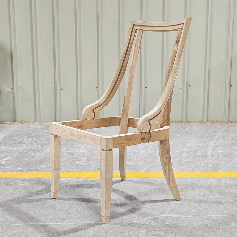 Unfinished Raw Chair Frames Solid Wood Dining Office