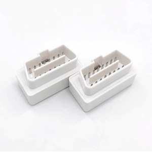 OBD 2 पुरुष सिर और खोल सफेद डीजल वाहन खोल OBD-II नैदानिक डिवाइस कनेक्शन खोल - Product Image 1