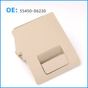 Couverture de compartiment de rangement pour monnaie Toyota Camry, beige noir, matériau PP, 55450-06220-C0 E0 - Product Image 4
