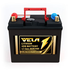 Литий-железо-фосфатный аккумулятор 46B24R 12.8В 40Ач для автомобилей, стартерный аккумулятор с защитой BMS - Product Image 2