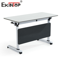 Ekintop chaise de bureau pliante en bois salle de réunion table de conférence pliable école moderne table de formation bureaux