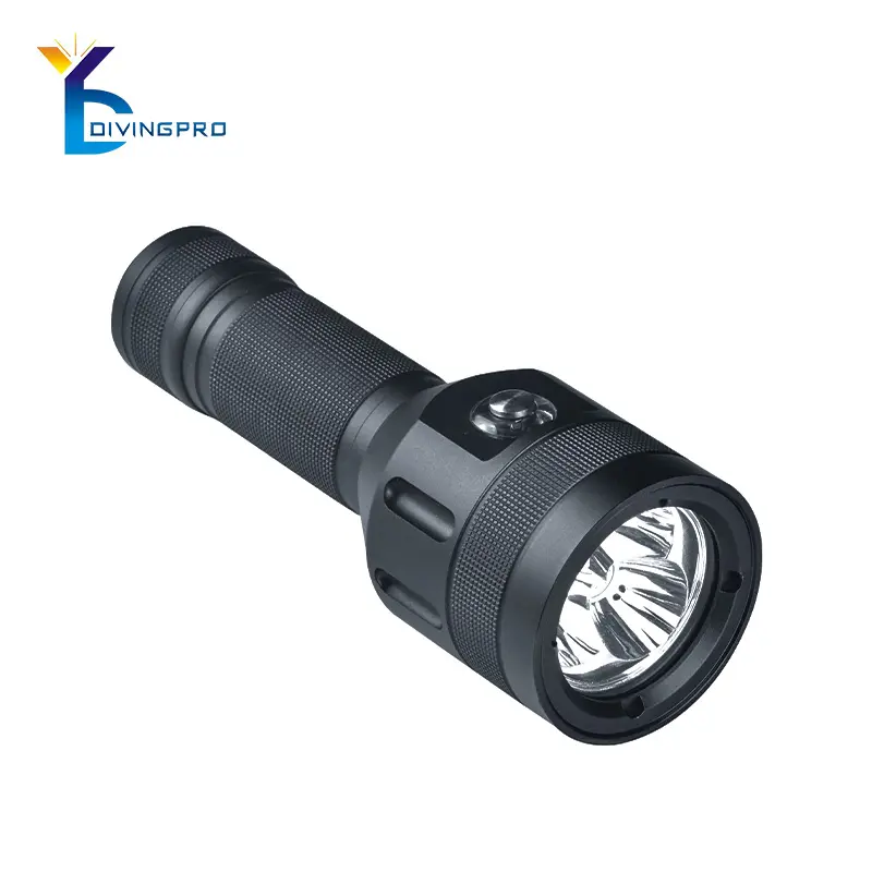 LED waterproof rechargeable Battery USB charging diving torch flashlight