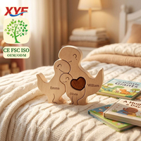 Figurine de dinosaure en bois personnalisée, puzzle artisanal en bois, décoration de bureau pour la maison, idéale pour les fêtes