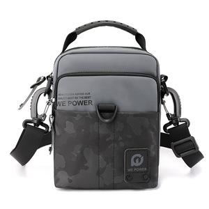 Sac bandoulière mini messager pour homme avec logo, étanche, décontracté, sac de poitrine croisé pour le voyage - Vente en gros - Product Image 2