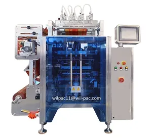 high speed ice lolly sachet vertical multi lane stick sachet packing machine