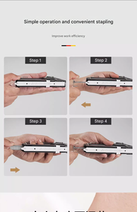 Kit de pistola de clavos manual multifuncional OEM de 4 vías con removedor de grapas, estuche rígido y 2000 clavos de hierro mixtos <span class=keywords><strong>para</strong></span> carpintería y bricolaje - Product Image 5