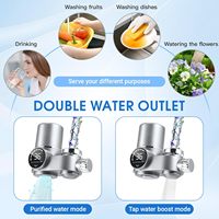 Filtre à eau pour robinet de cuisine OEM NSF avec affichage LED UV, alimentation hydroélectrique, charbon actif, élimine le chlore et les odeurs, pour maison, camping-car, voiture