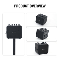 Musiccube H6 Pro Amplificateur de performance rechargeable pour guitare acoustique, système de sonorisation portable, saxophone, clavier, utilisation en extérieur
