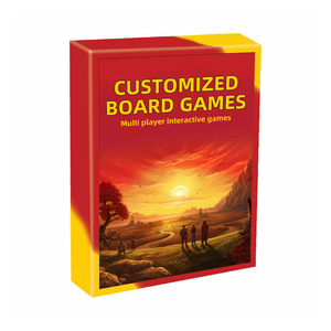 Jeux de société en carton écologiques personnalisés de haute qualité à bas prix pour adultes et enfants, boîte cadeau OEM selon votre design - Product Image 3