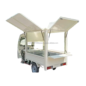 Carrito de comida móvil pequeño tipo triciclo, máquina expendedora de café, camión cafetería, carrito bar para helados, carrito de comida para cafetería - Product Image 6