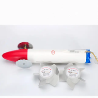 Dispositif de tirage pour souris aquatique, outils de collecte de filets à batterie pour la pêche sous la glace