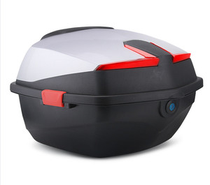Precio de fábrica <span class=keywords><strong>barato</strong></span> al por mayor maletero impermeable con gran capacidad materiales de alta resistencia caja trasera accesorios de motocicleta - Product Image 4