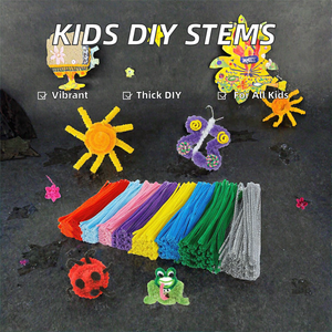6x300mm Tallos de Chenilla Coloridos, Limpiapipas Educativos para Niños, DIY, Certificado EN71, Juguetes Creativos para Niños de 5 a <span class=keywords><strong>7</strong></span> Años - Product Image 2