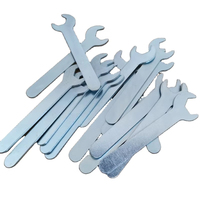 Llave Inglesa Plana Delgada de Aleación con Logotipo Láser Personalizado, de Una Sola Punta Abierta, Métrica, de Grado Industrial, para Montaje y Mantenimiento de Equipos, Herramientas Manuales