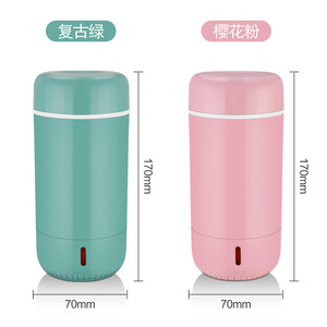 Yaourtière électrique portable Loguet Mini 15W en plastique rose, facile à utiliser - Product Image 3