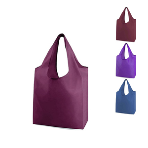 Factory Custom Logo 190t Polyester Eco <b>Bag</b> Ripstop Machine-Washable Grocery Tote <b>Foldable</b> Recyclable Cartoon <b>Shopping</b> <b>Bag</b> MIDDLE - Product Image 1