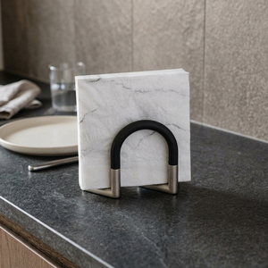 Metal Napkin Stand & Tissue Paper Towel Dispenser Dining Table Decor Accessory for Kitchen Restaurant Hotel or Office - Product Image 5