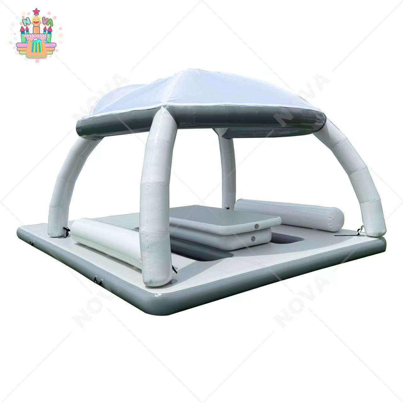 canapé rectangle blanc