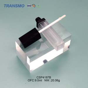 Tubes vides pour gloss à lèvres de 10 ml, contenants, logo personnalisé, tube de gloss à lèvres écologique de 8 ml, tube carré pour rouge à lèvres liquide - Product Image 5