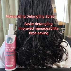 Spray Coiffant Naturel pour Cheveux Bouclés d'Enfants Marque Blanche, Protection Thermique, Démêlant Sans Rinçage pour Cheveux Frisés - Product Image 4