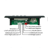 Carte de décodeur MP3 12V sans perte WAV + WMA + MP3 sans perte Super APE petite carte mémoire TF pour module Bluetooth sans