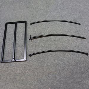 Decorazione del palcoscenico del matrimonio arco lampadario in metallo gancio mezzo cerchio sfondo Display telaio ad arco - Product Image 4