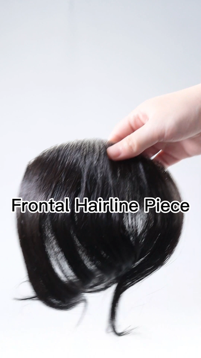Men's Hair Replacement System Thin Skin Toupee Frontal Hairpiece