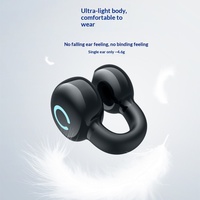 Nuevos Auriculares Bluetooth de Conducción Aérea de Moda, Diseño Inalámbrico Deportivo con Clip para la Oreja y Estilo Intrauditivo, de Una Sola Oreja, Cómodos de Usar